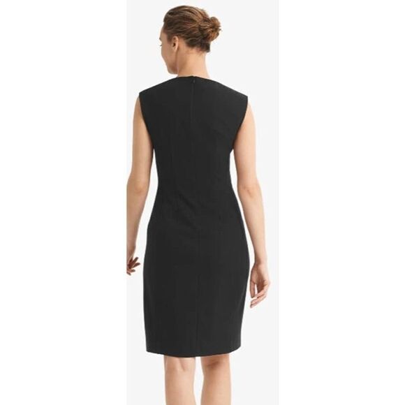 M.M. Lafleur Maggie Textured Ponte Dress in Black NWT Sz. 8 - Picture 3 of 10